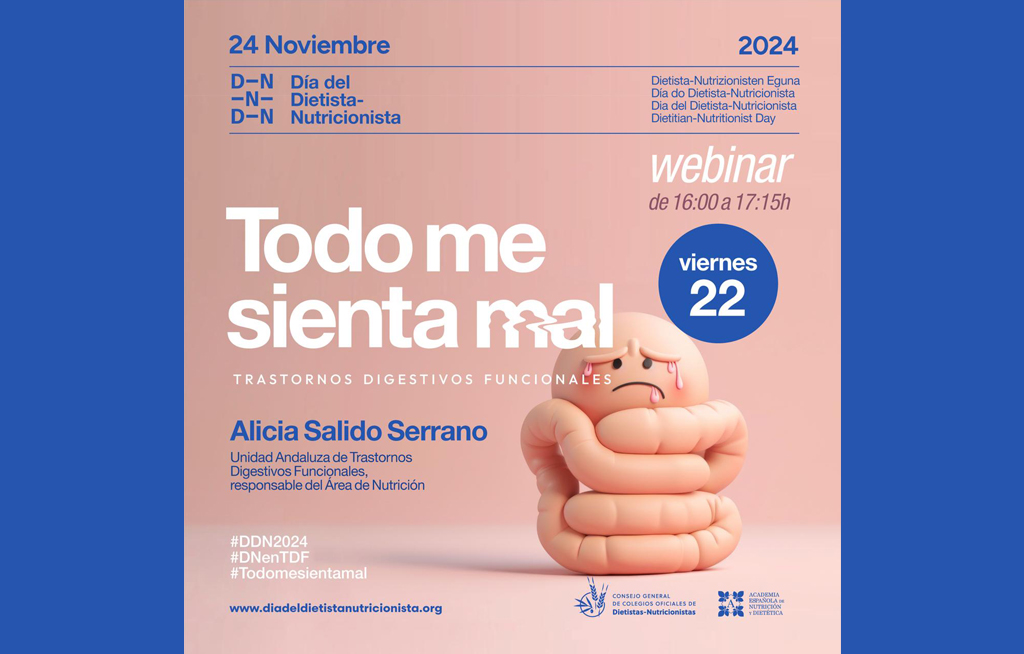 : “Todo me sienta mal” Webinar gratuito sobre Trastornos Digestivos Funcionales