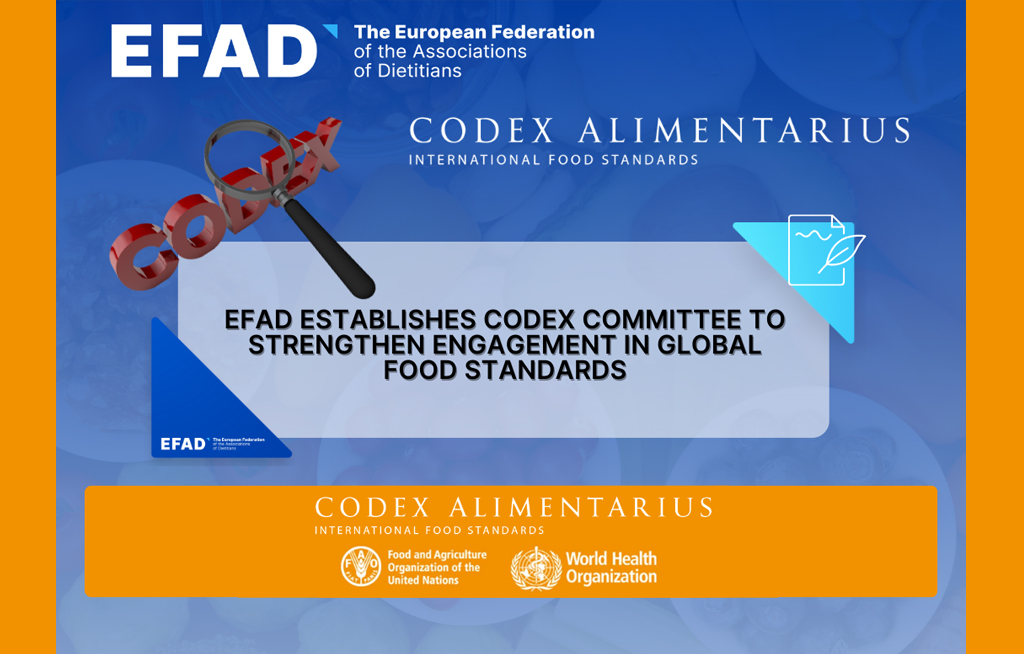 El presidente del CGCODN coordina el nuevo comité europeo de EFAD sobre el Códex Alimentarius